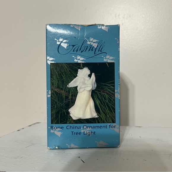 Vintage Gabrielle Bone China Angel Ornament For Tree Light - Picture 1 of 9
